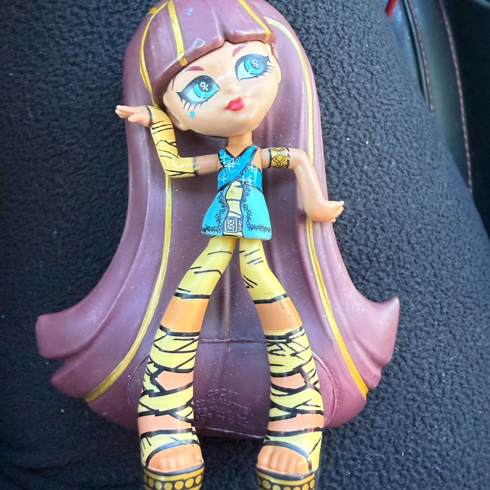 Monster High Doll with Purple and Yellow Outfit